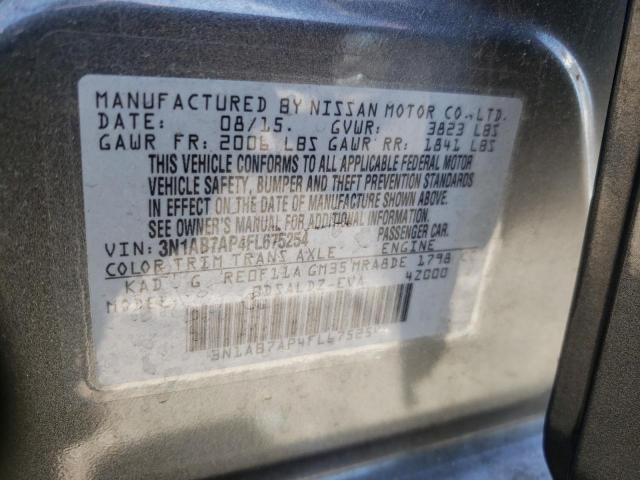 Photo 9 VIN: 3N1AB7AP4FL675254 - NISSAN SENTRA S 