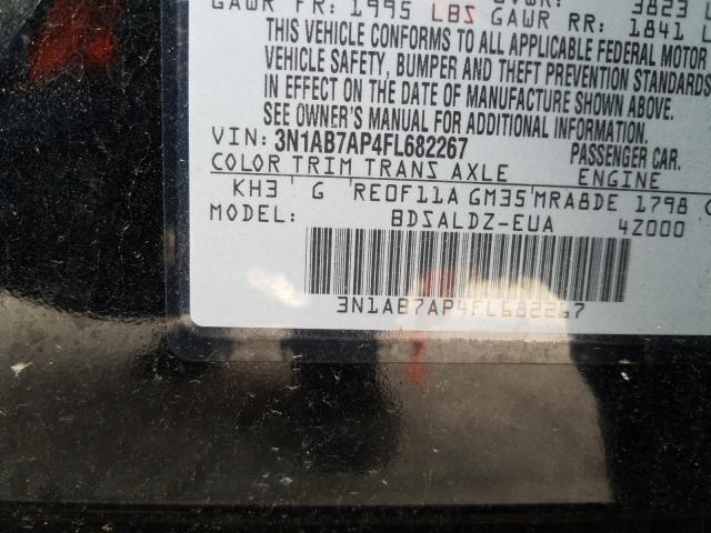 Photo 9 VIN: 3N1AB7AP4FL682267 - NISSAN SENTRA S 