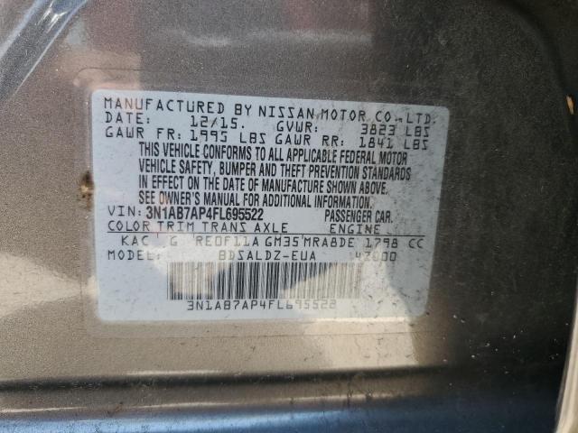 Photo 11 VIN: 3N1AB7AP4FL695522 - NISSAN SENTRA 