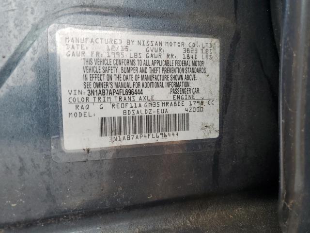 Photo 11 VIN: 3N1AB7AP4FL696444 - NISSAN SENTRA S 