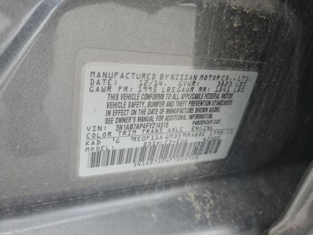 Photo 11 VIN: 3N1AB7AP4FY214915 - NISSAN SENTRA 