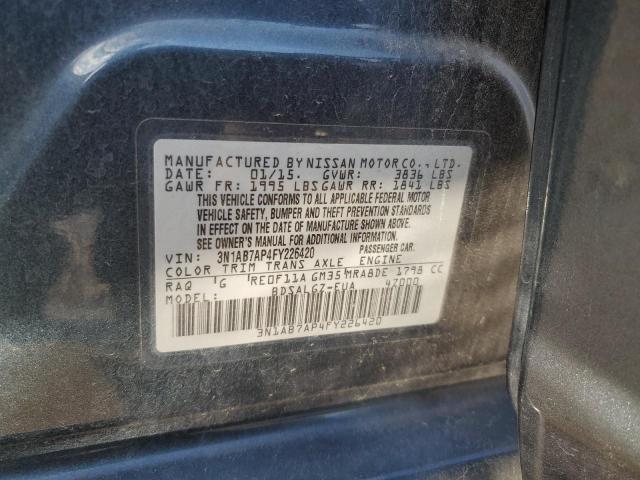 Photo 12 VIN: 3N1AB7AP4FY226420 - NISSAN SENTRA 