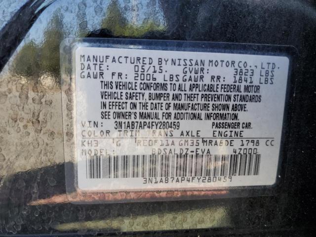 Photo 11 VIN: 3N1AB7AP4FY280459 - NISSAN SENTRA S 