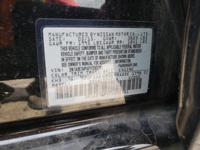 Photo 12 VIN: 3N1AB7AP4FY290781 - NISSAN SENTRA S 