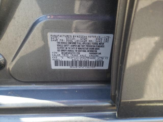 Photo 9 VIN: 3N1AB7AP4FY311709 - NISSAN SENTRA S 