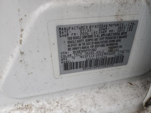 Photo 11 VIN: 3N1AB7AP4FY312942 - NISSAN SENTRA S 