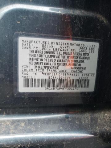 Photo 12 VIN: 3N1AB7AP4FY321690 - NISSAN SENTRA 