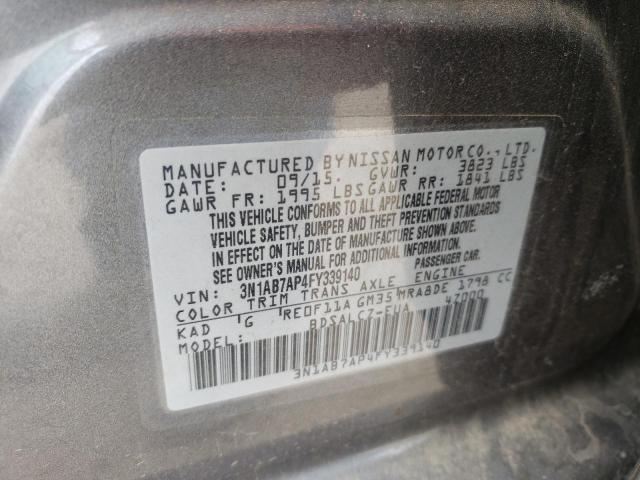 Photo 11 VIN: 3N1AB7AP4FY339140 - NISSAN SENTRA 