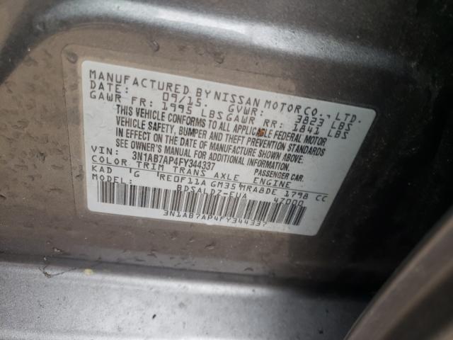 Photo 9 VIN: 3N1AB7AP4FY344337 - NISSAN SENTRA S 