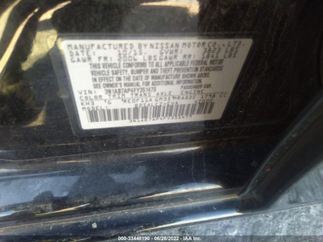 Photo 8 VIN: 3N1AB7AP4FY351479 - NISSAN SENTRA 