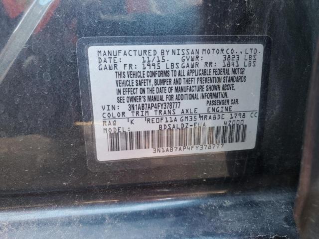 Photo 12 VIN: 3N1AB7AP4FY378777 - NISSAN SENTRA 