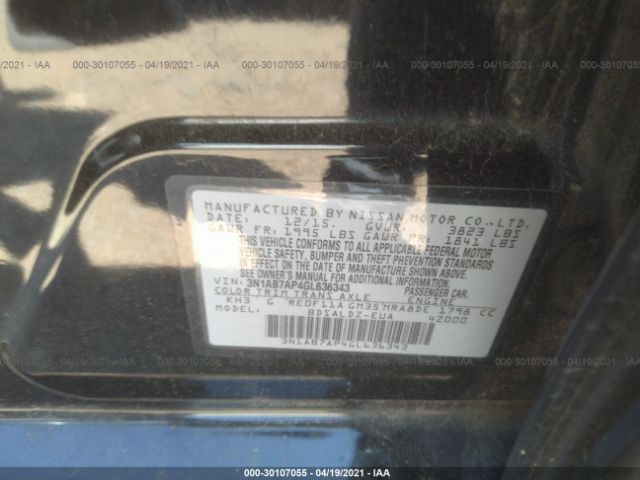 Photo 8 VIN: 3N1AB7AP4GL636343 - NISSAN SENTRA 