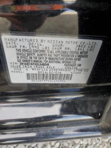 Photo 11 VIN: 3N1AB7AP4GL646046 - NISSAN SENTRA S 