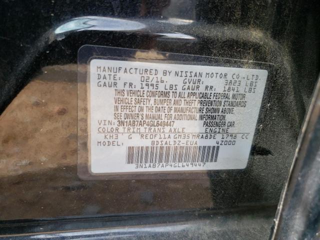 Photo 11 VIN: 3N1AB7AP4GL649447 - NISSAN SENTRA 