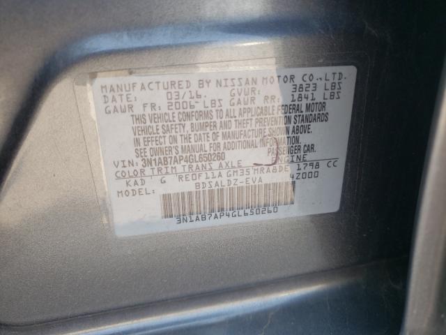 Photo 9 VIN: 3N1AB7AP4GL650260 - NISSAN SENTRA S 