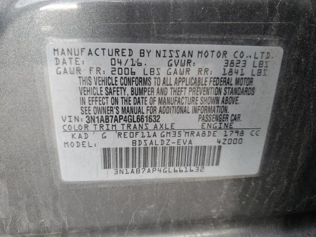 Photo 11 VIN: 3N1AB7AP4GL661632 - NISSAN SENTRA 