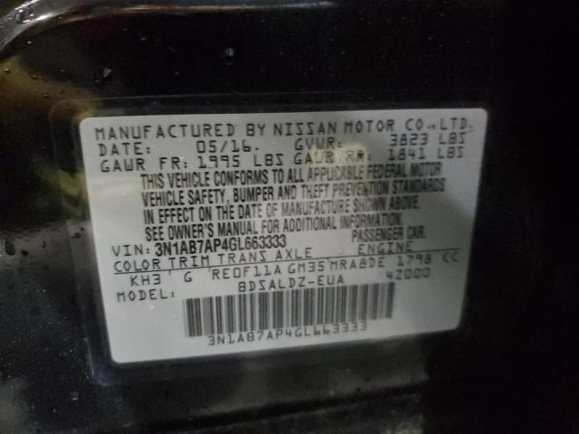 Photo 11 VIN: 3N1AB7AP4GL663333 - NISSAN SENTRA 