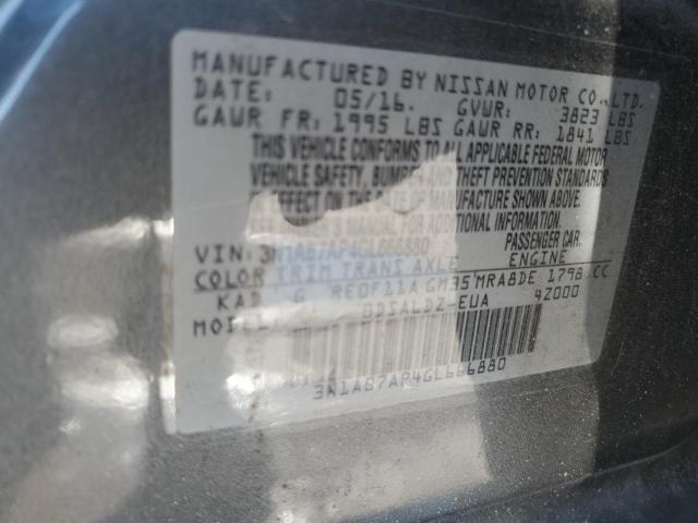 Photo 11 VIN: 3N1AB7AP4GL666880 - NISSAN SENTRA S 