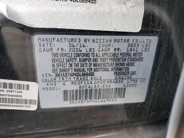 Photo 11 VIN: 3N1AB7AP4GL669455 - NISSAN SENTRA S 