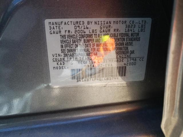 Photo 11 VIN: 3N1AB7AP4GL683744 - NISSAN SENTRA S 