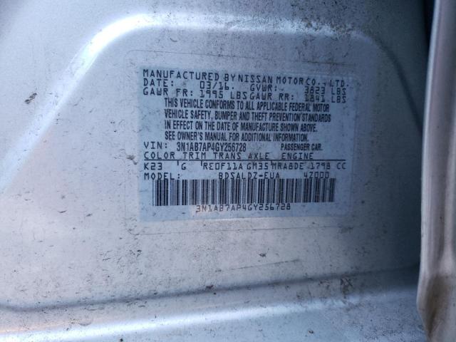 Photo 11 VIN: 3N1AB7AP4GY256728 - NISSAN SENTRA 