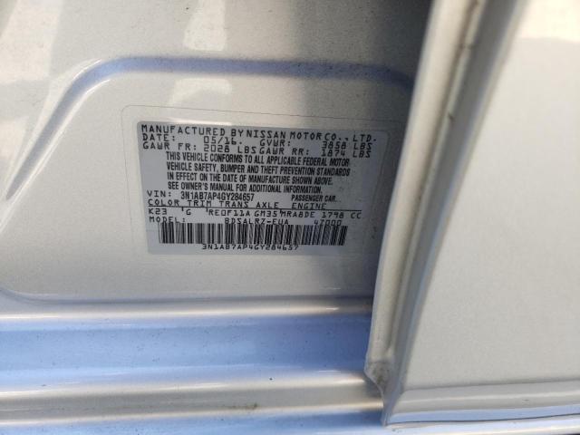 Photo 9 VIN: 3N1AB7AP4GY284657 - NISSAN SENTRA S 