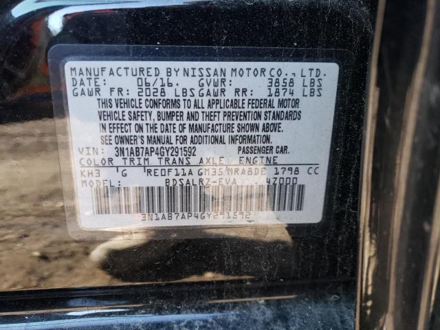 Photo 11 VIN: 3N1AB7AP4GY291592 - NISSAN SENTRA 