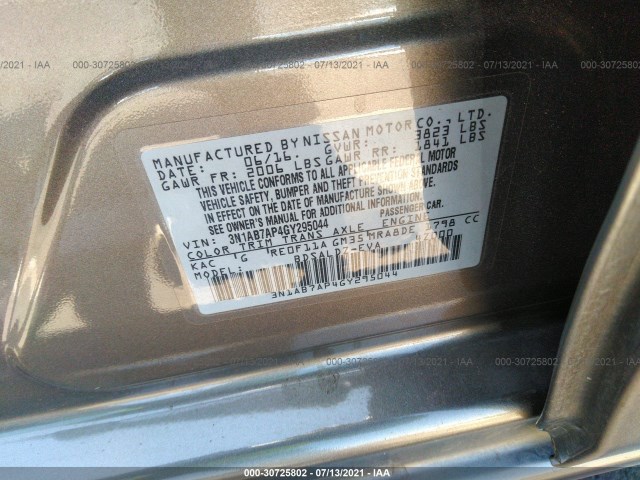 Photo 8 VIN: 3N1AB7AP4GY295044 - NISSAN SENTRA 