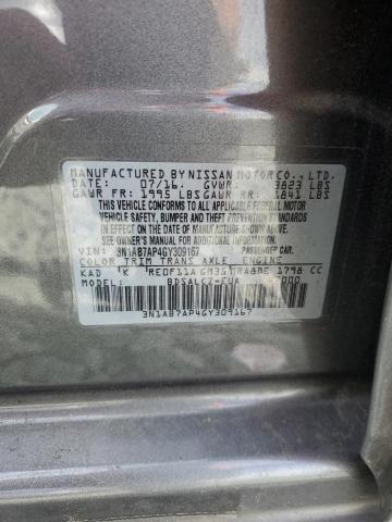 Photo 11 VIN: 3N1AB7AP4GY309167 - NISSAN SENTRA S 