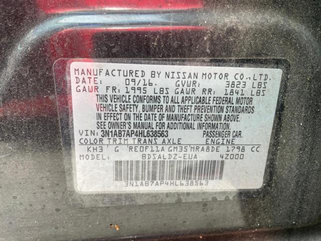 Photo 9 VIN: 3N1AB7AP4HL638563 - NISSAN SENTRA 