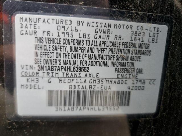 Photo 12 VIN: 3N1AB7AP4HL639552 - NISSAN SENTRA S 