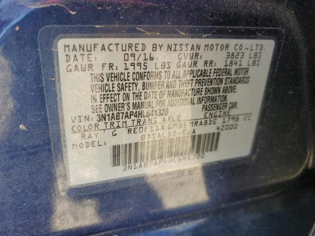 Photo 12 VIN: 3N1AB7AP4HL641320 - NISSAN SENTRA S 