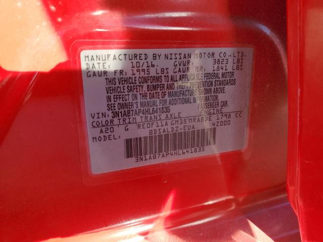 Photo 11 VIN: 3N1AB7AP4HL641835 - NISSAN SENTRA S 