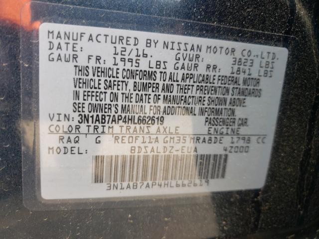 Photo 9 VIN: 3N1AB7AP4HL662619 - NISSAN SENTRA S 