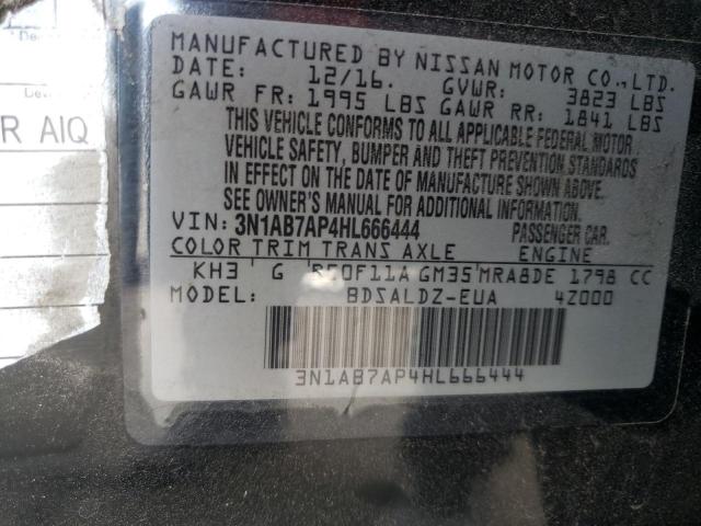 Photo 12 VIN: 3N1AB7AP4HL666444 - NISSAN SENTRA 