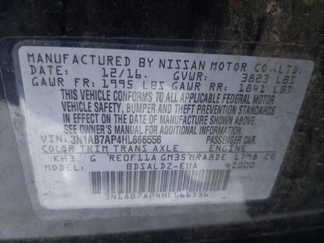 Photo 9 VIN: 3N1AB7AP4HL666556 - NISSAN SENTRA S 