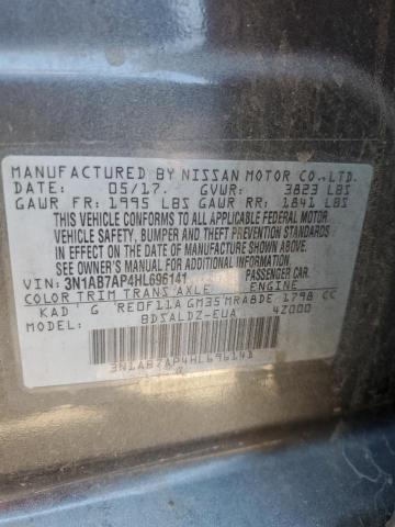 Photo 12 VIN: 3N1AB7AP4HL696141 - NISSAN SENTRA S 