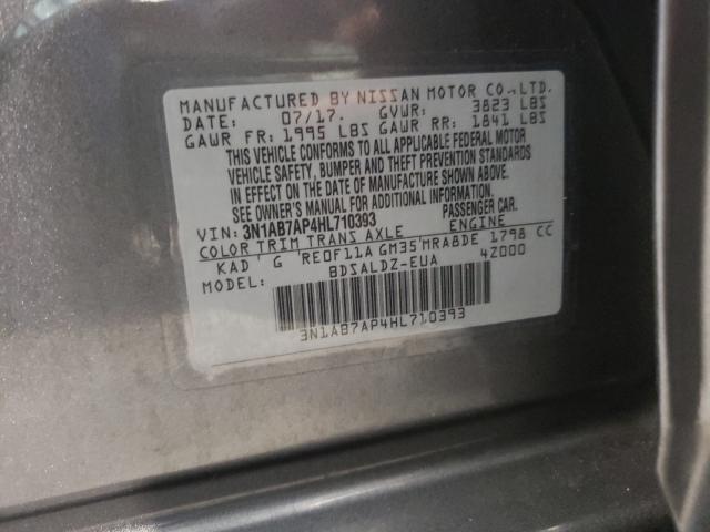 Photo 9 VIN: 3N1AB7AP4HL710393 - NISSAN SENTRA S 