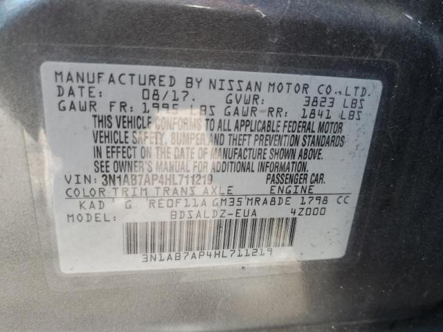 Photo 12 VIN: 3N1AB7AP4HL711219 - NISSAN SENTRA S 