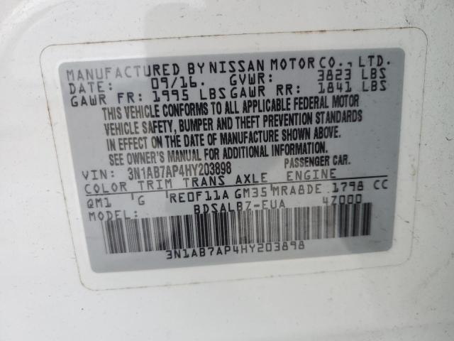 Photo 11 VIN: 3N1AB7AP4HY203898 - NISSAN SENTRA 