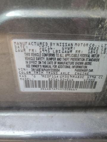 Photo 12 VIN: 3N1AB7AP4HY208664 - NISSAN SENTRA 