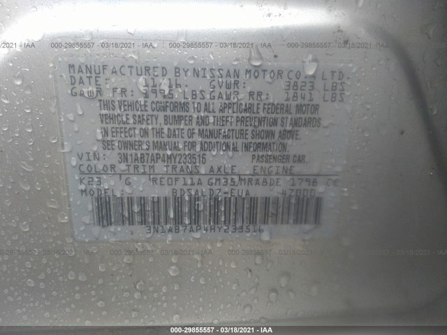 Photo 8 VIN: 3N1AB7AP4HY233516 - NISSAN SENTRA 