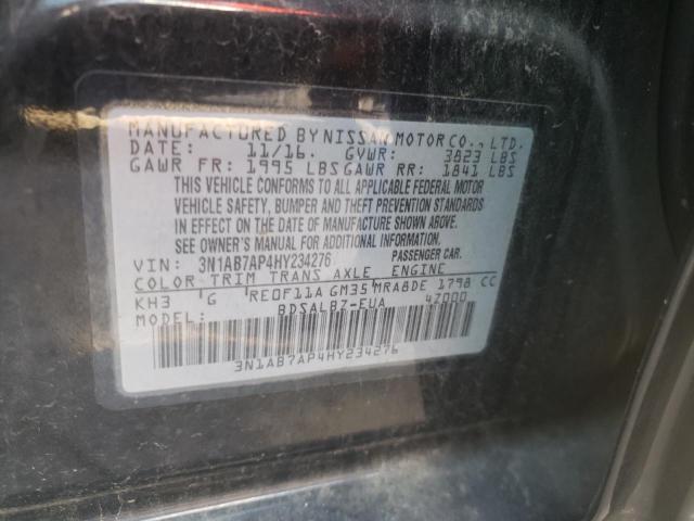 Photo 11 VIN: 3N1AB7AP4HY234276 - NISSAN SENTRA S 