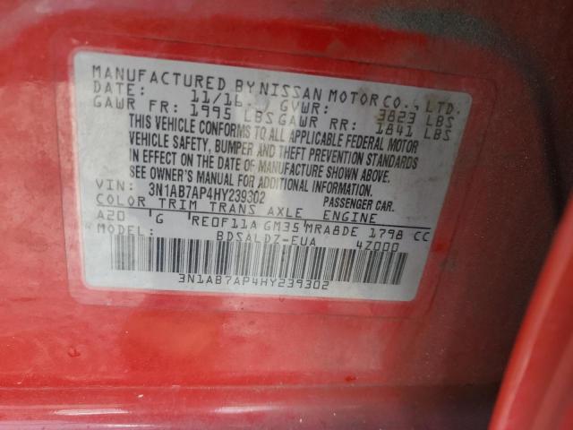 Photo 12 VIN: 3N1AB7AP4HY239302 - NISSAN SENTRA 