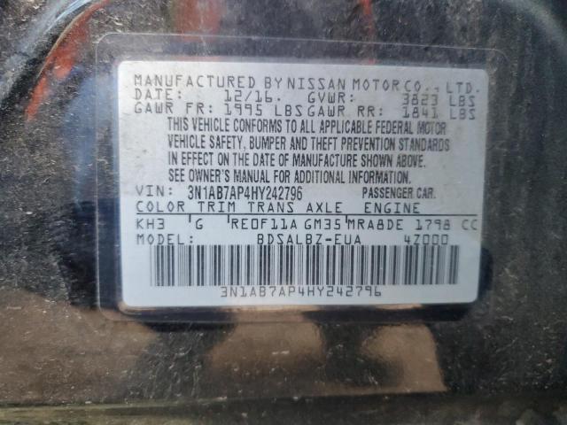 Photo 11 VIN: 3N1AB7AP4HY242796 - NISSAN SENTRA 