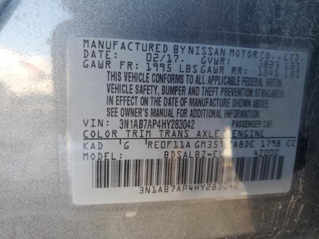 Photo 12 VIN: 3N1AB7AP4HY283042 - NISSAN SENTRA 