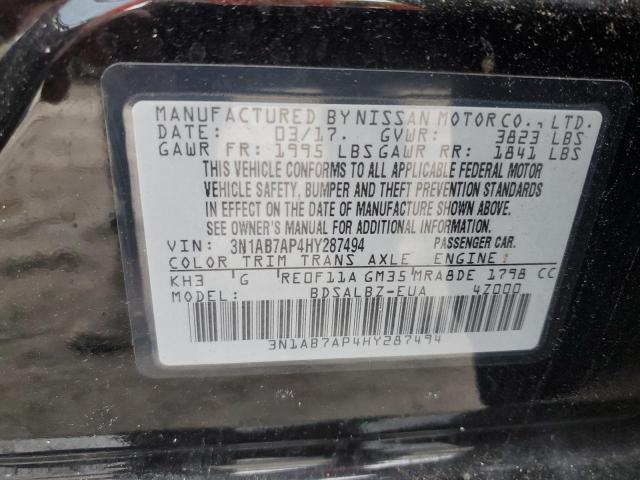 Photo 11 VIN: 3N1AB7AP4HY287494 - NISSAN SENTRA 