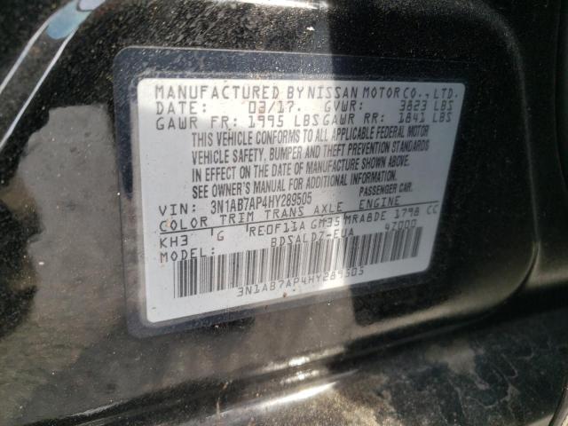 Photo 10 VIN: 3N1AB7AP4HY289505 - NISSAN SENTRA 