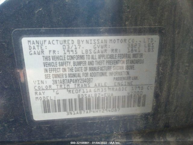 Photo 8 VIN: 3N1AB7AP4HY294087 - NISSAN SENTRA 