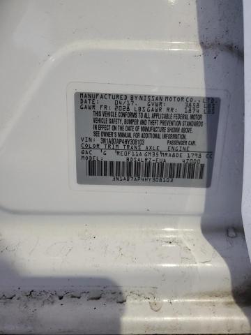 Photo 11 VIN: 3N1AB7AP4HY308103 - NISSAN SENTRA S 